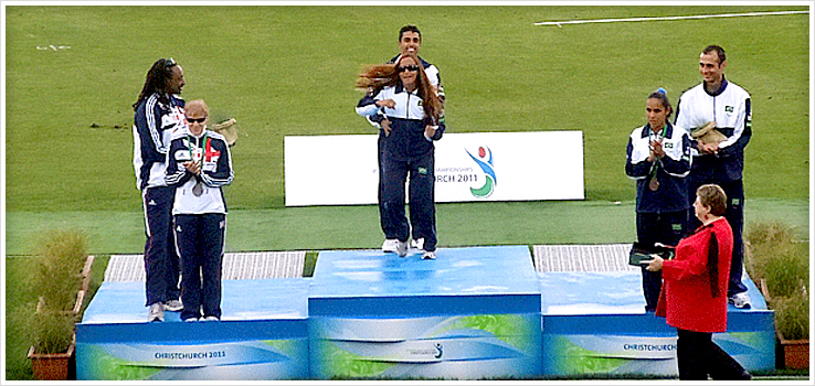 Aluna do Cesumar leva a "trplice coroa" no Mundial Paraolmpico