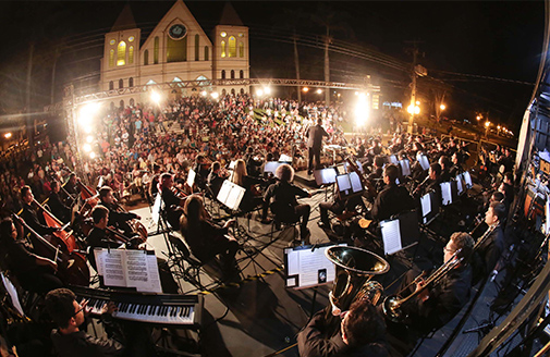 Orquestra Filarmnica Unicesumar se apresenta em Terra Boa